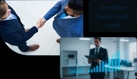 O melhor banco para você: parceria selada com aperto de mãos